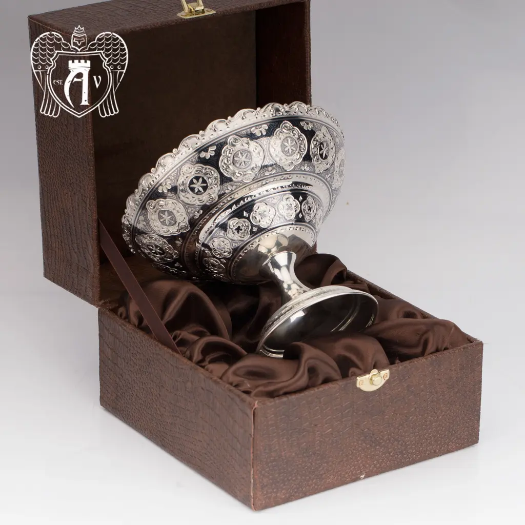 Конфетница из серебра 925 пробы «Адель» - фото 3