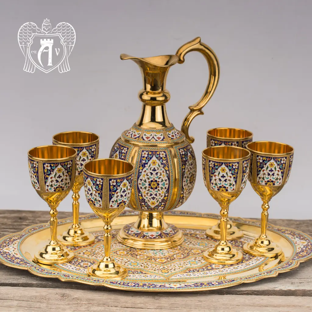 Сервиз «Легенда» с горячей эмалью и золочением - фото 5