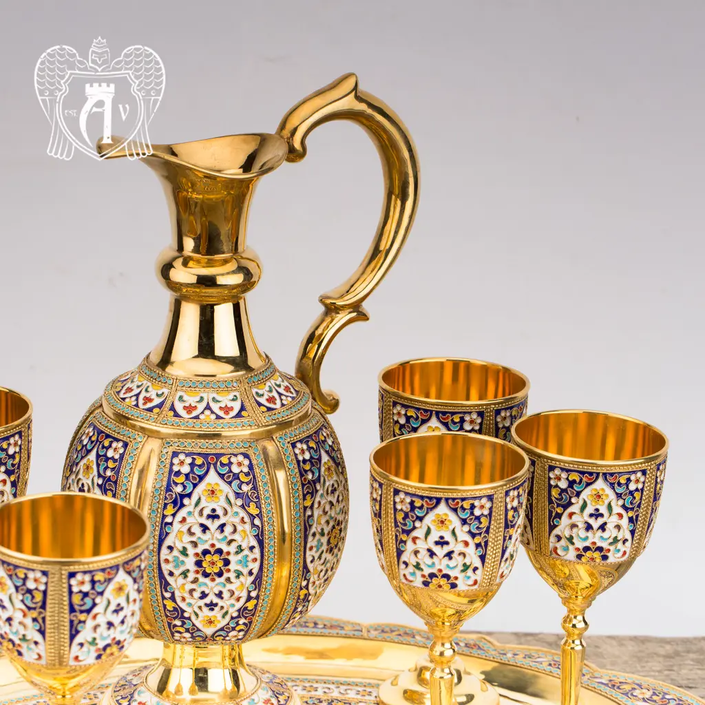 Винный сервиз «Легенда» с горячей эмалью - фото 2