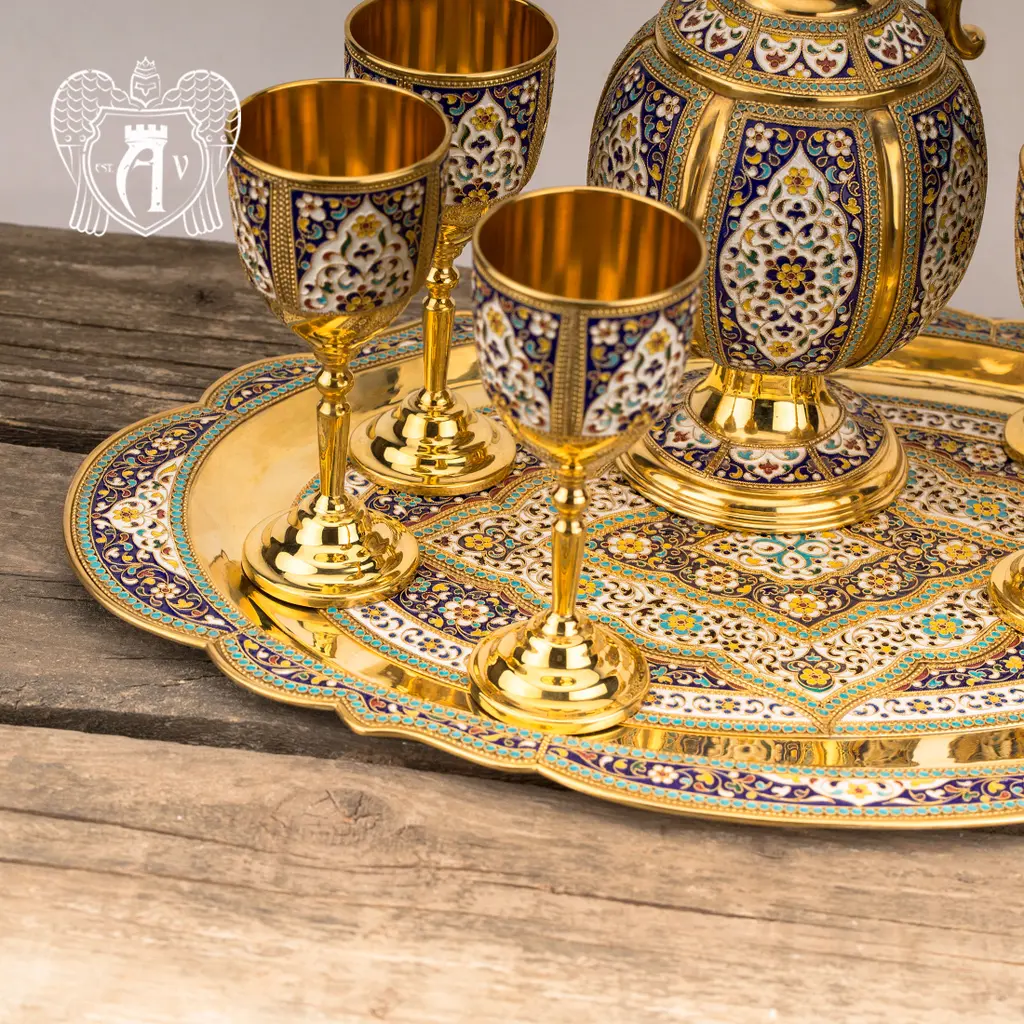 Винный сервиз «Легенда» с горячей эмалью - фото 4