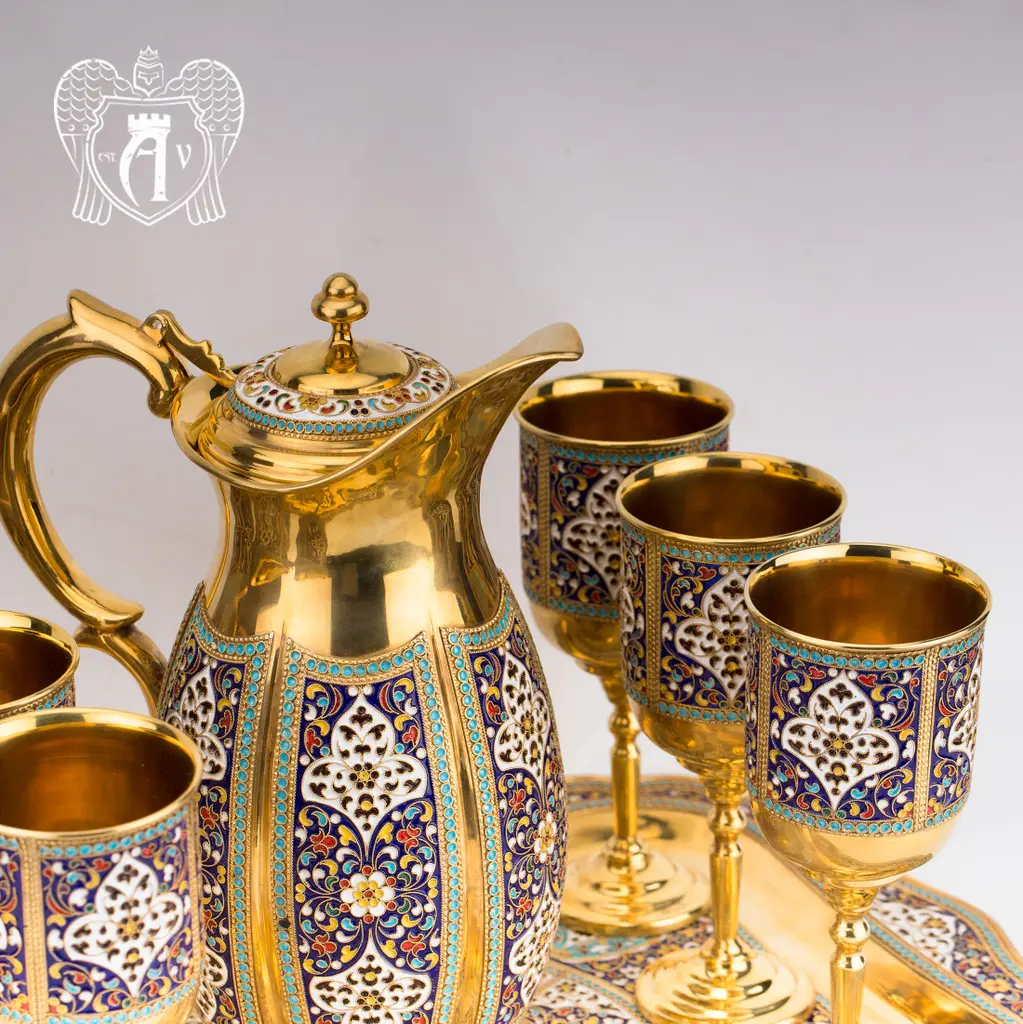 Сервиз «Авалон» с горячей эмалью и золочением 20992 - фото 6