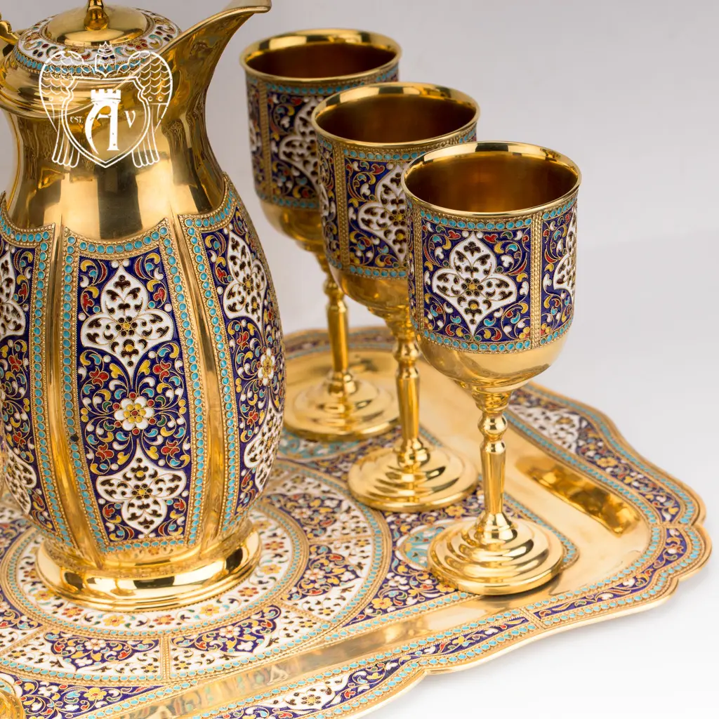 Бокалы серебряные «Авалон» 2 шт - фото 2