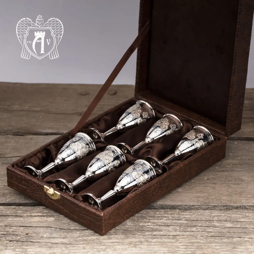 Набор рюмок из серебра  «Бриллиант» - фото 3