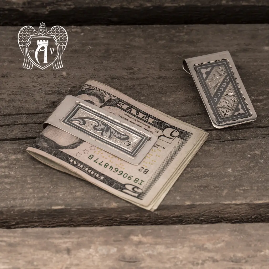 Серебряный зажим для денег «Канцлер» - фото 2