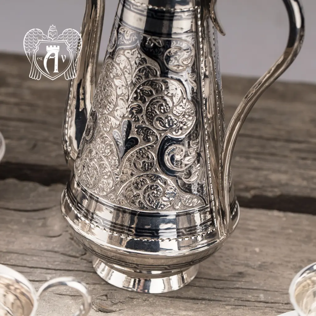 Кофейник из серебра «Роксолана» - фото 2