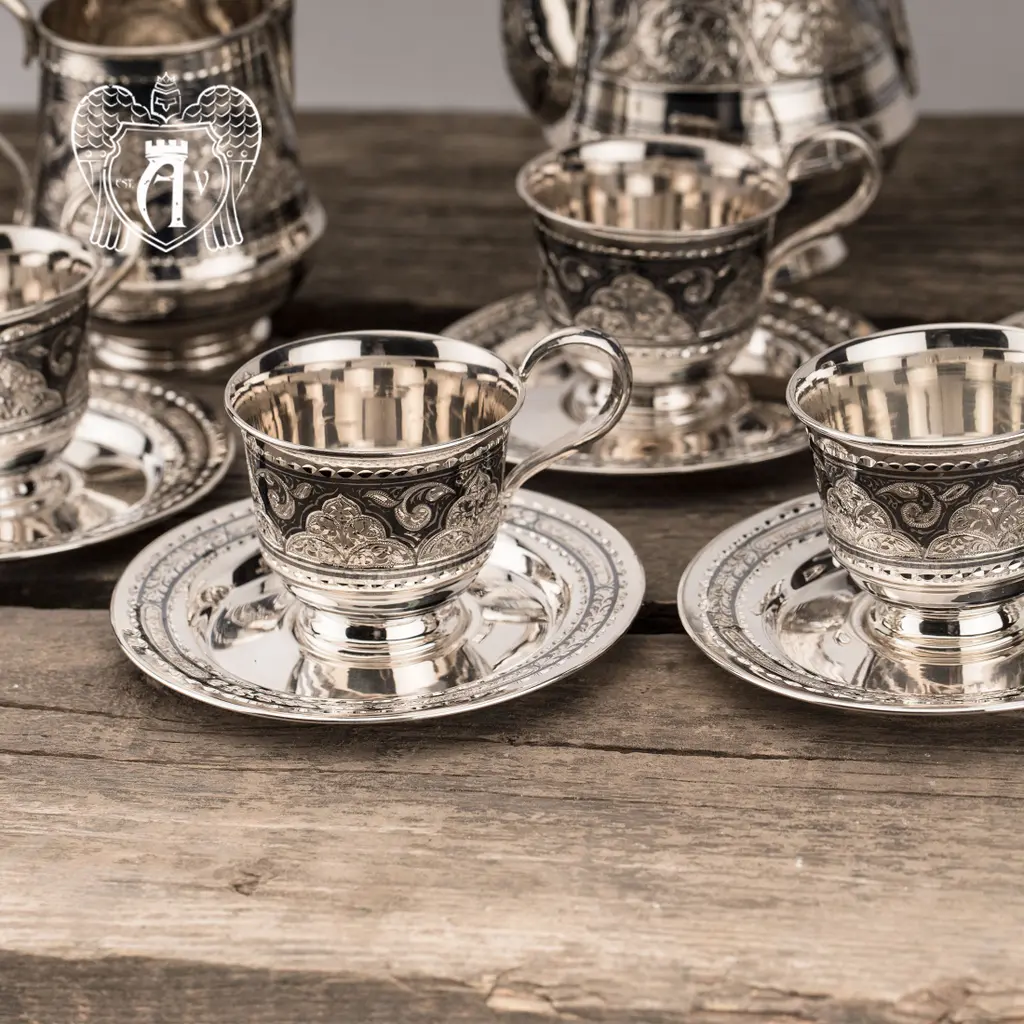 Серебряная кофейная чашка «Роксолана» - фото 2