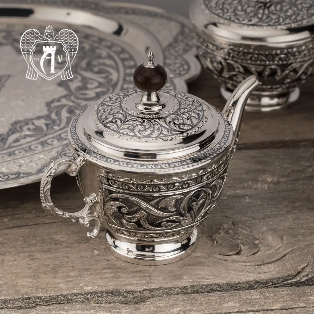 Серебряный чайник  «Гренада» - фото 3