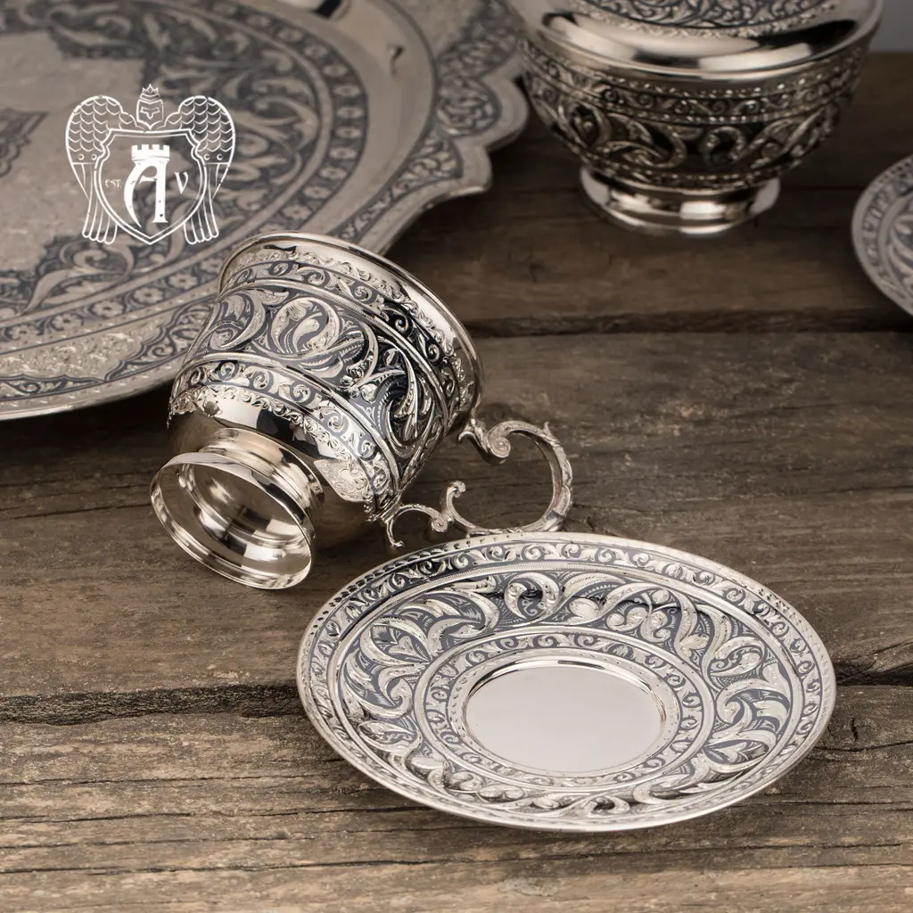 Серебряная  чашка «Гренада» - фото 2