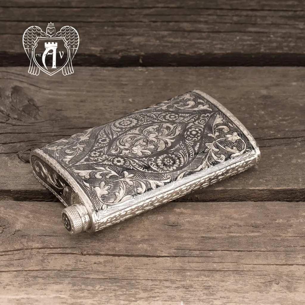 Серебряная фляжка «Кунак» - фото 3