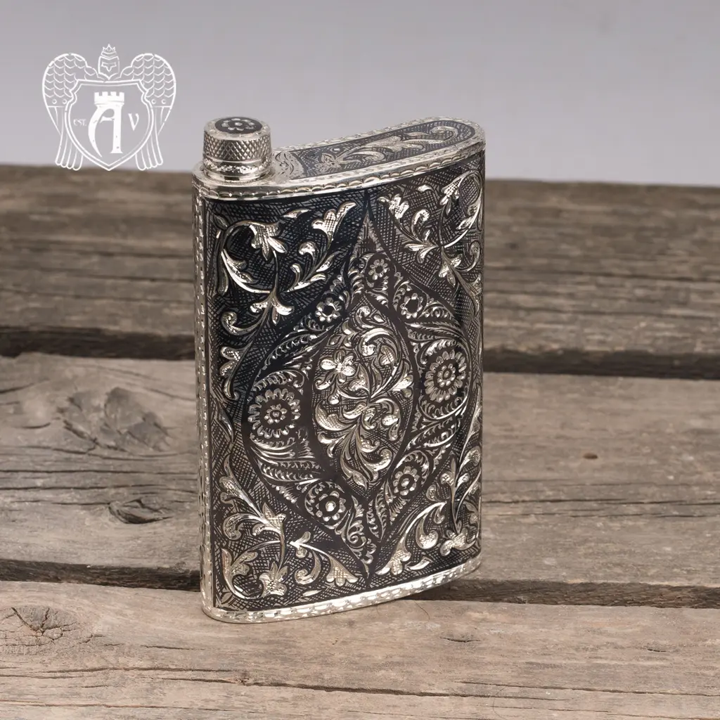 Серебряная фляжка «Кунак» - фото 6