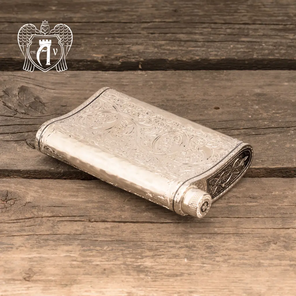 Серебряная фляжка «Шантарам» - фото 5