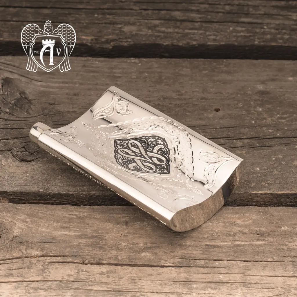 Серебряная фляжка «Крит» - фото 3