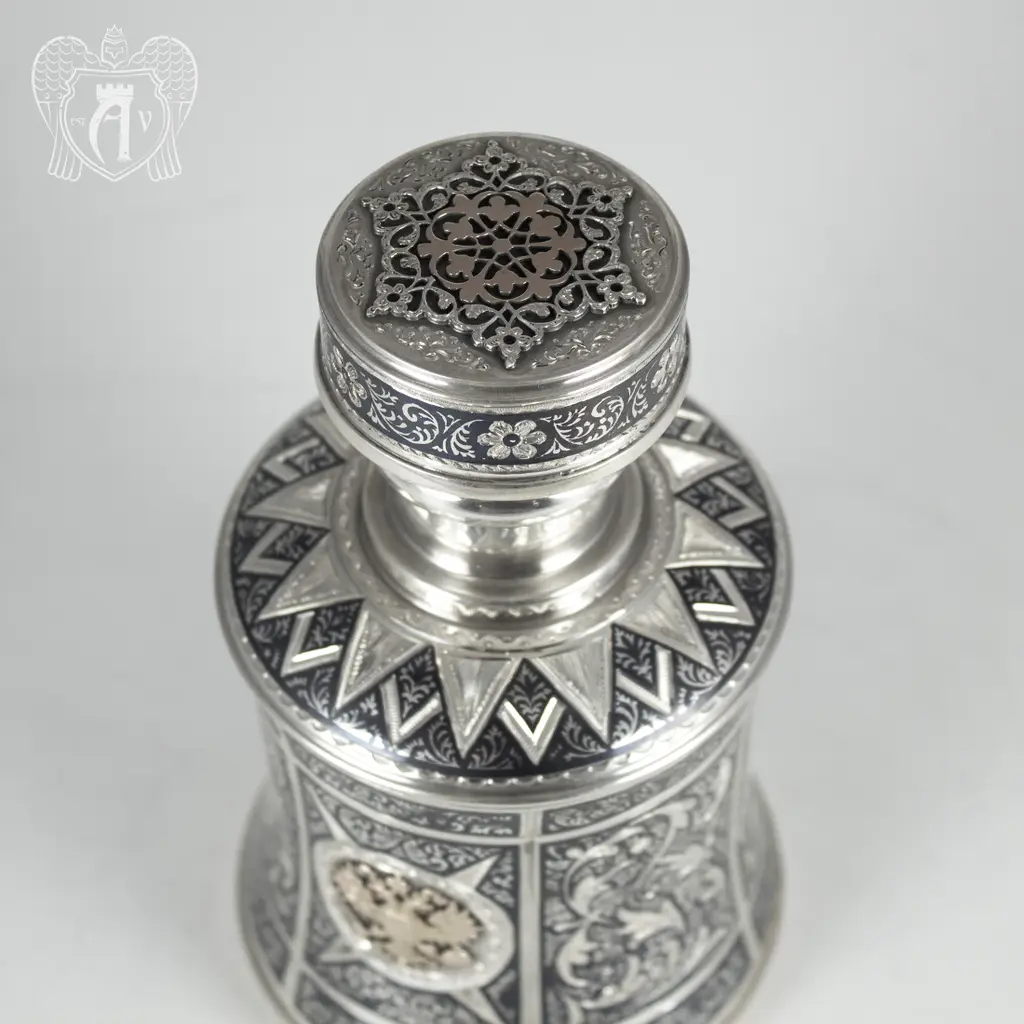 Серебряный сервиз для виски «Россия» - фото 2