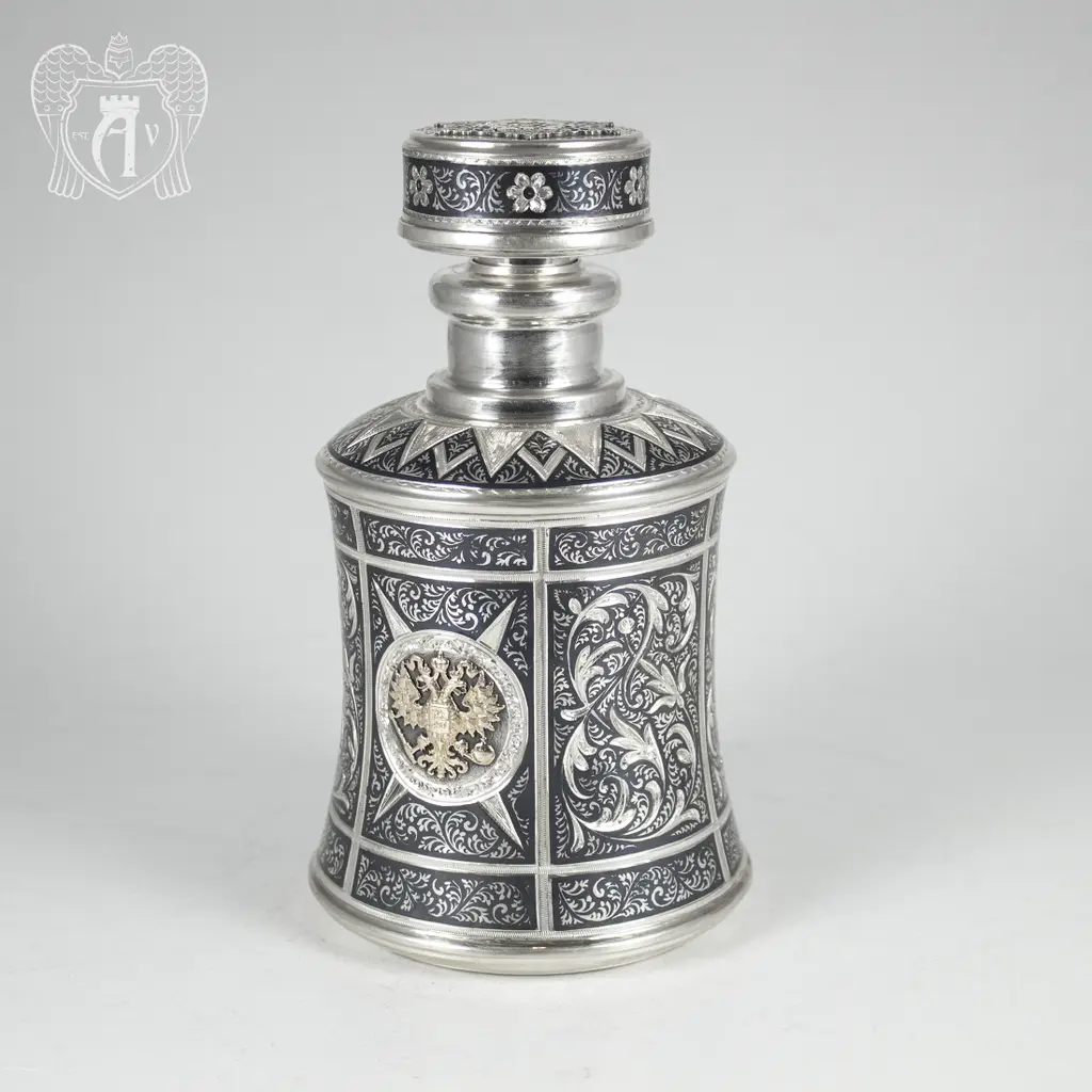 Серебряный сервиз для виски «Россия» - фото 4