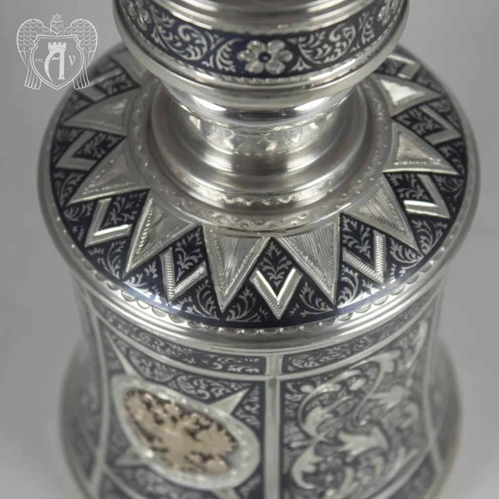 Серебряный сервиз для виски «Россия» - фото 6