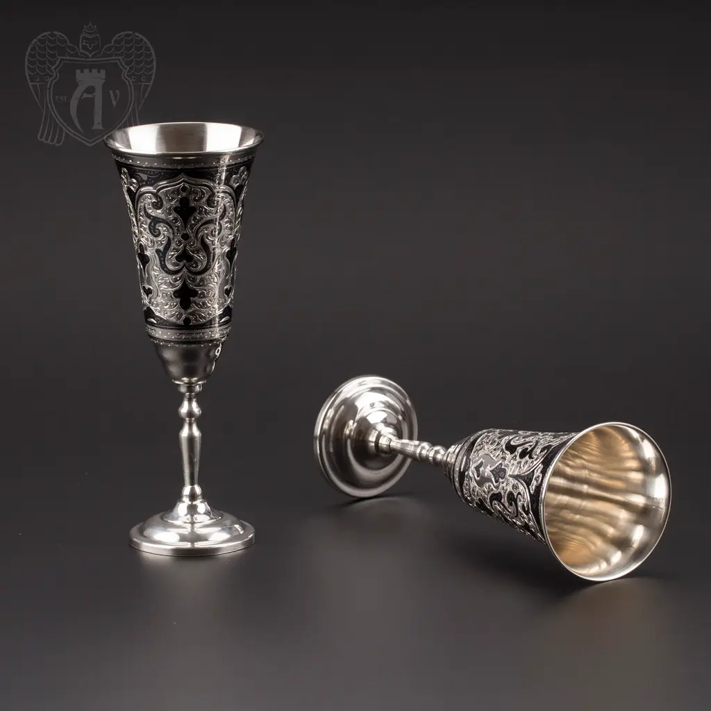 Серебряные фужеры «Мадлен» - фото 2