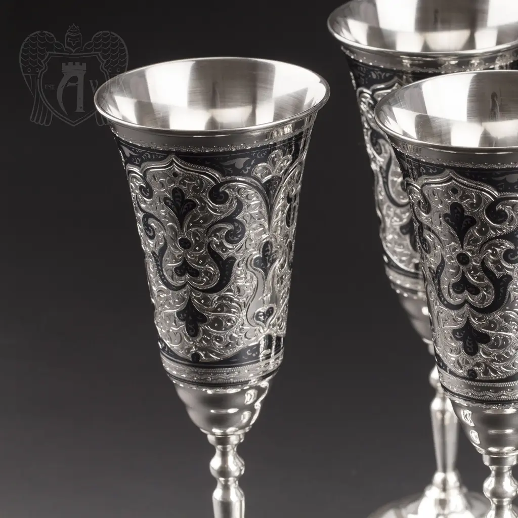 Серебряные фужеры «Мадлен» - фото 3