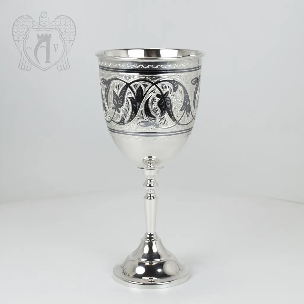 Серебряный бокал / фужер «Roederer» - фото 5