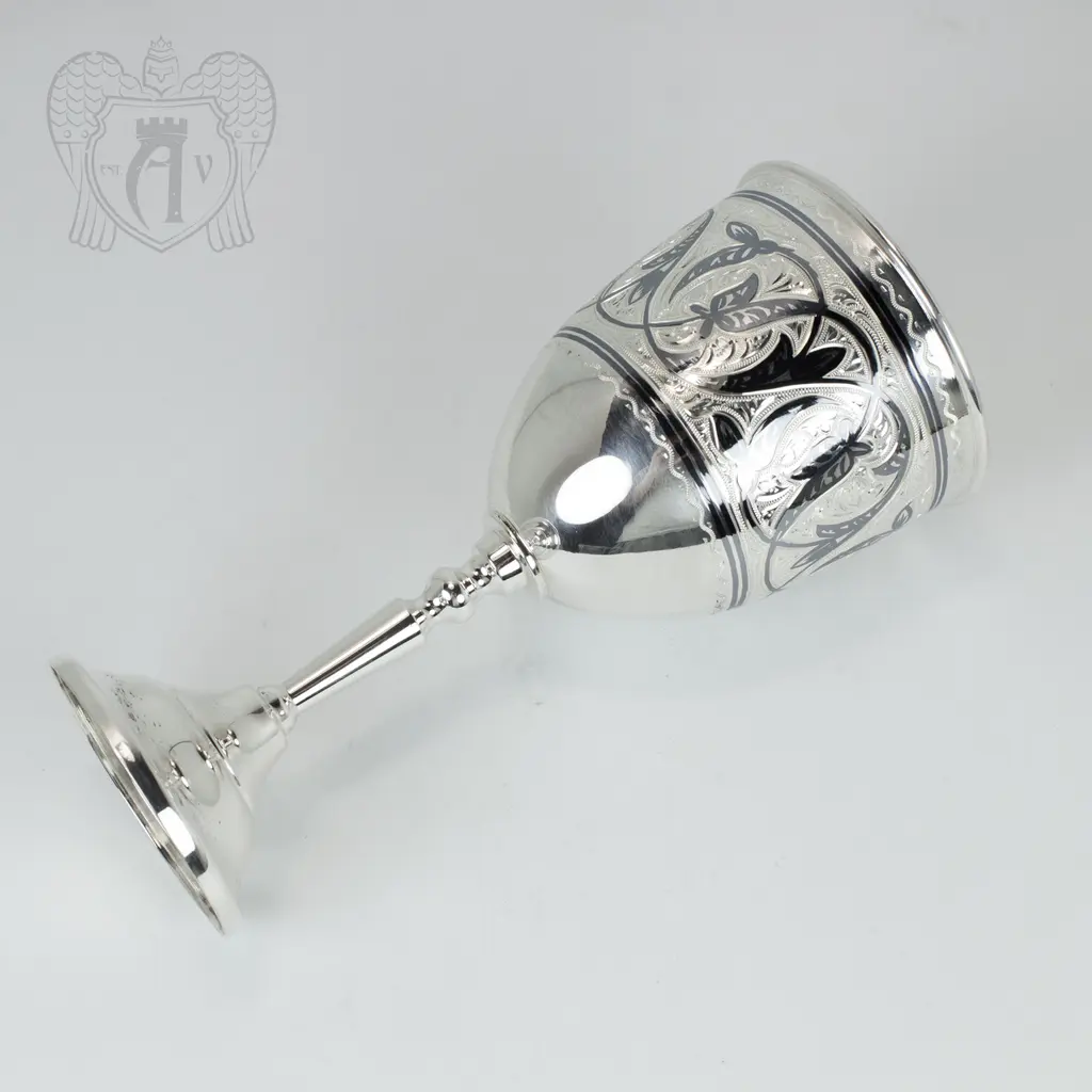 Серебряный бокал / фужер «Roederer» - фото 2