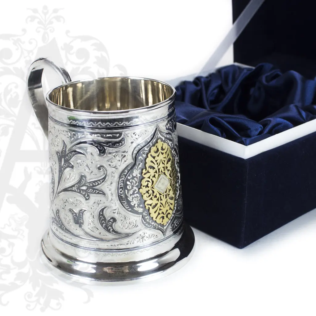 Серебряная кружка пивная «Султан» 400 мл - фото 5