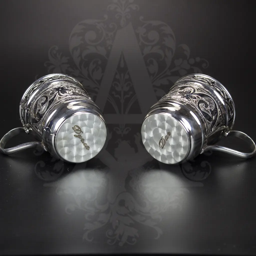 Набор серебряных кружек «Фордевинд» - фото 3