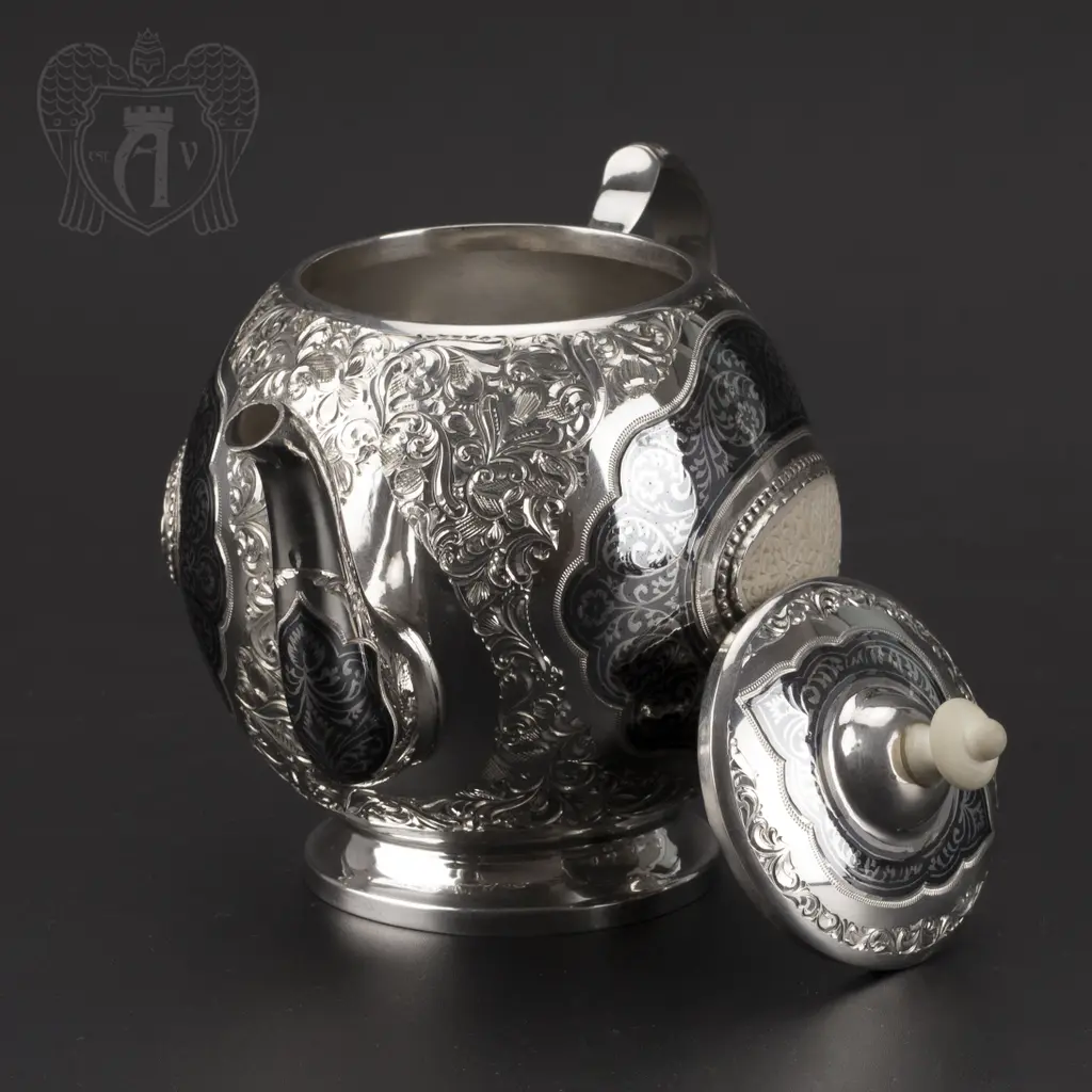 Серебряный чайник «Эксклюзив» - фото 3