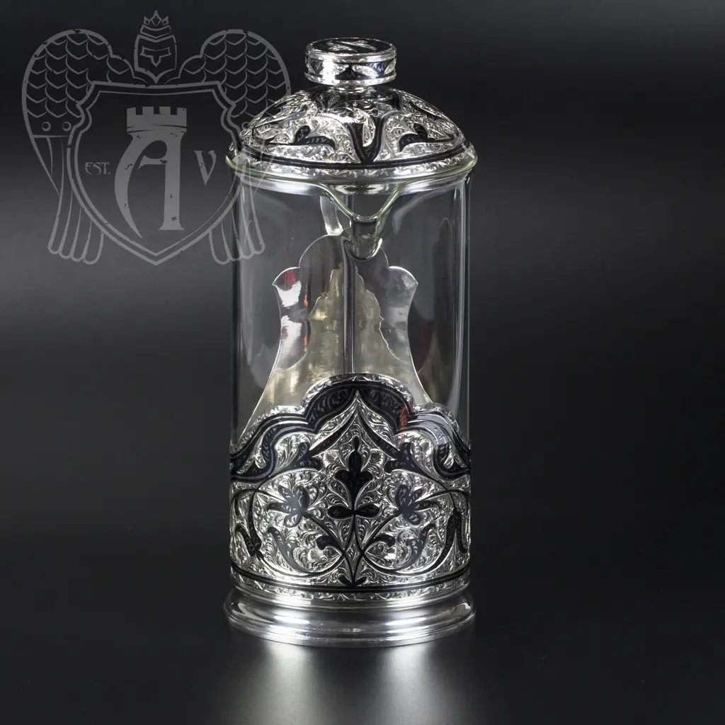 Френч-пресс из серебра - фото 6