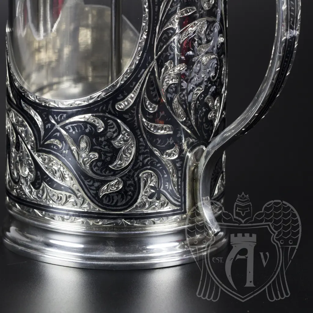 Френч-пресс из серебра - фото 5