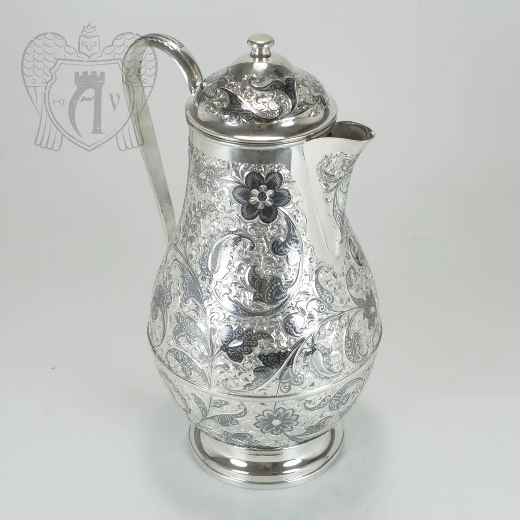 Серебряный кувшин для воды «Краса Востока» - фото 2