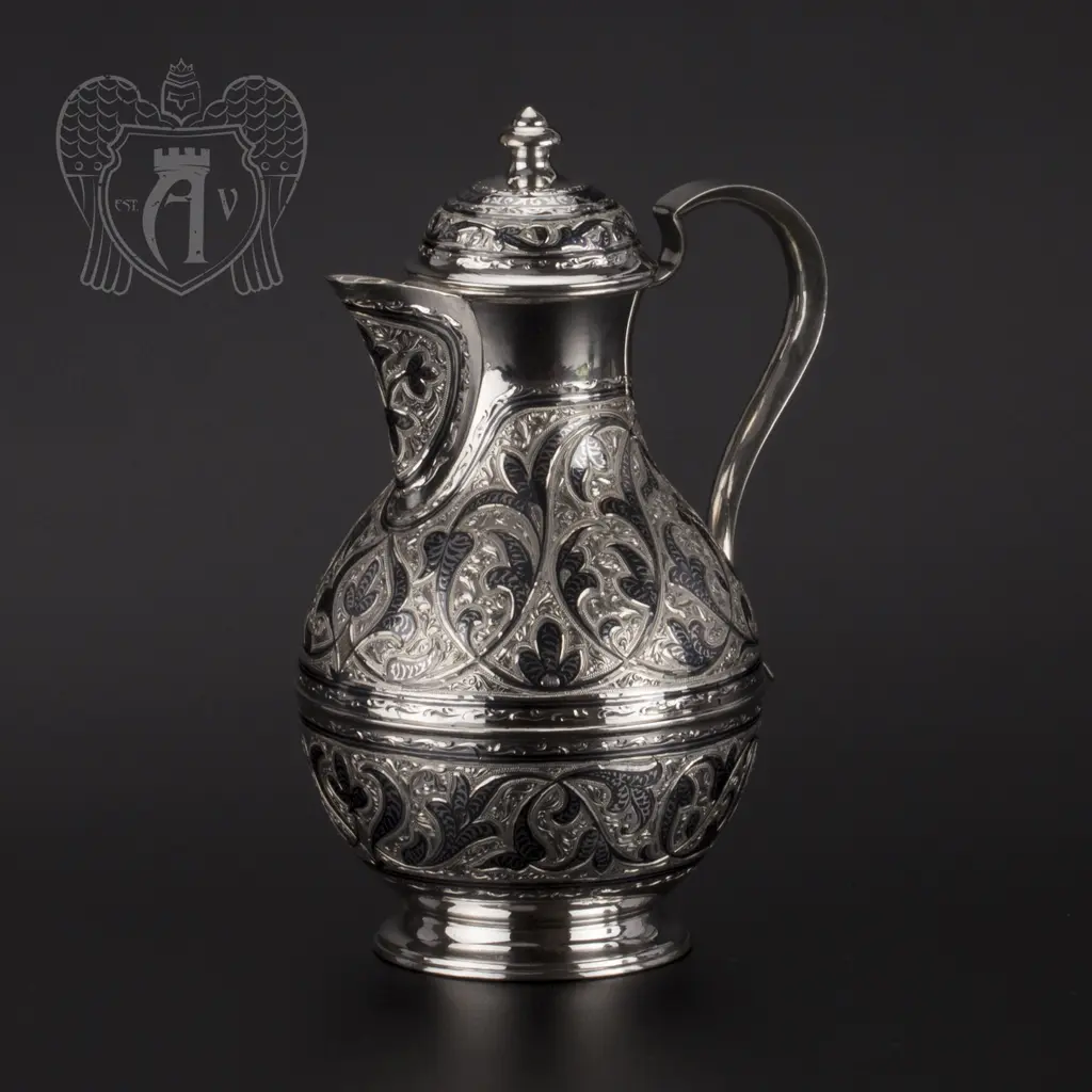 Серебряный кувшин 925 пробы «Наследие» - фото 4