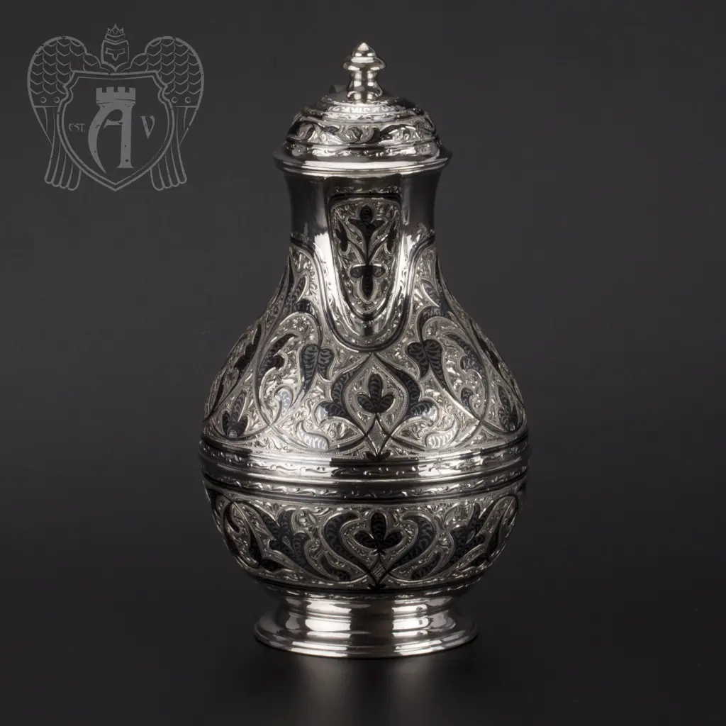 Серебряный кувшин 925 пробы «Наследие» - фото 3