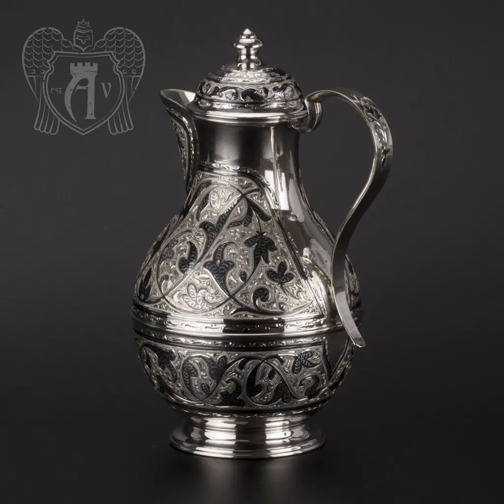 Серебряный кувшин 925 пробы «Наследие» - фото 2