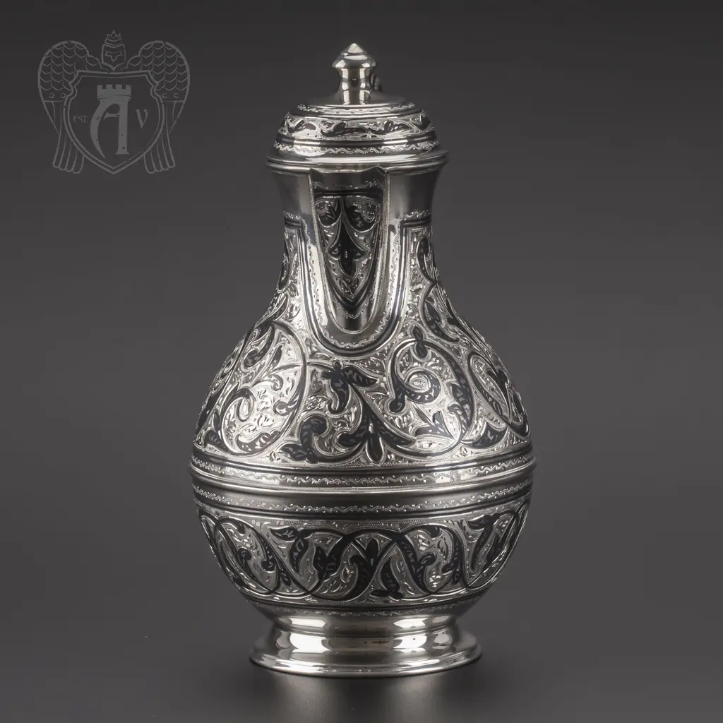 Серебряный кувшин «Танец ветра» - фото 2