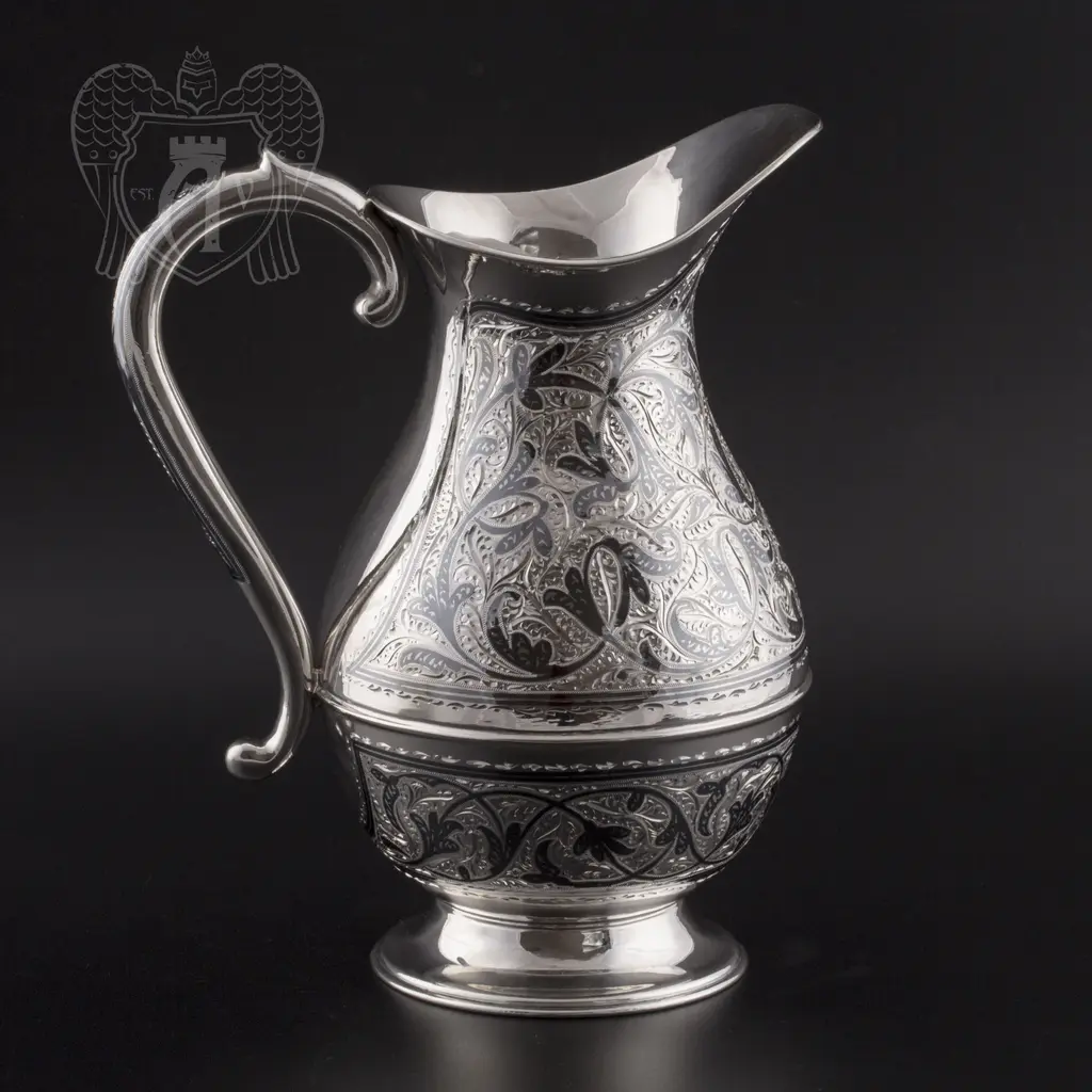 Для напитков кувшин из серебра «Изящный век» - фото 5