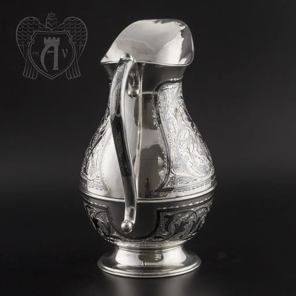 Для напитков кувшин из серебра «Изящный век» - фото 4