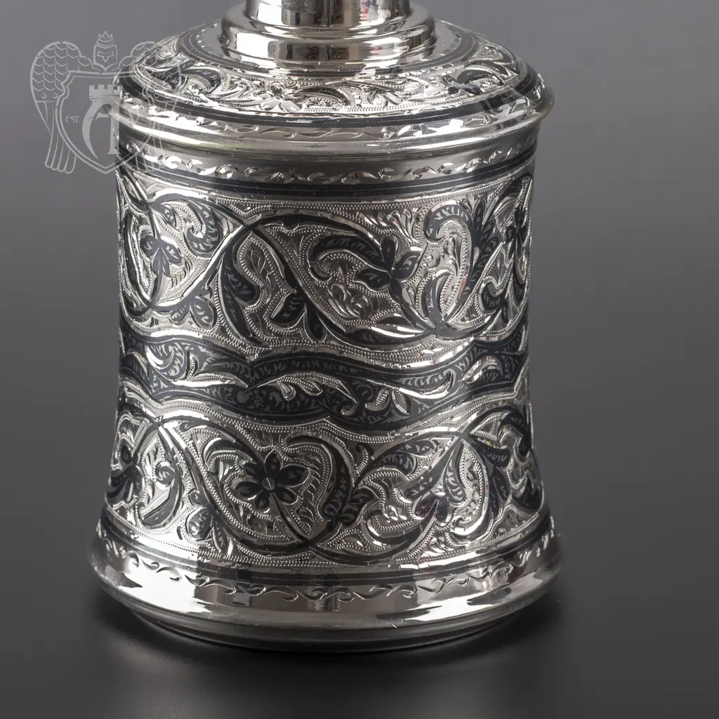 Графин (штоф) серебряный для виски «Экватор» - фото 4