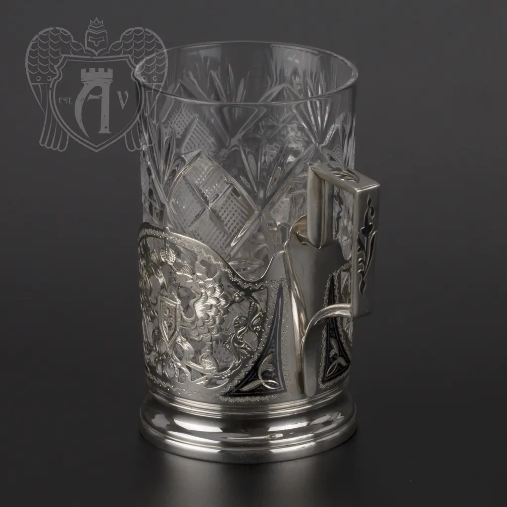 Серебряный подстаканник «Кубачи» - фото 3