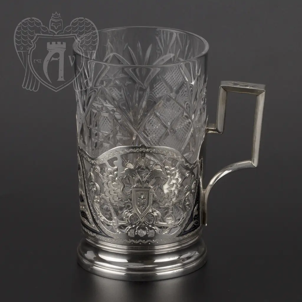 Серебряный подстаканник «Кубачи» - фото 2