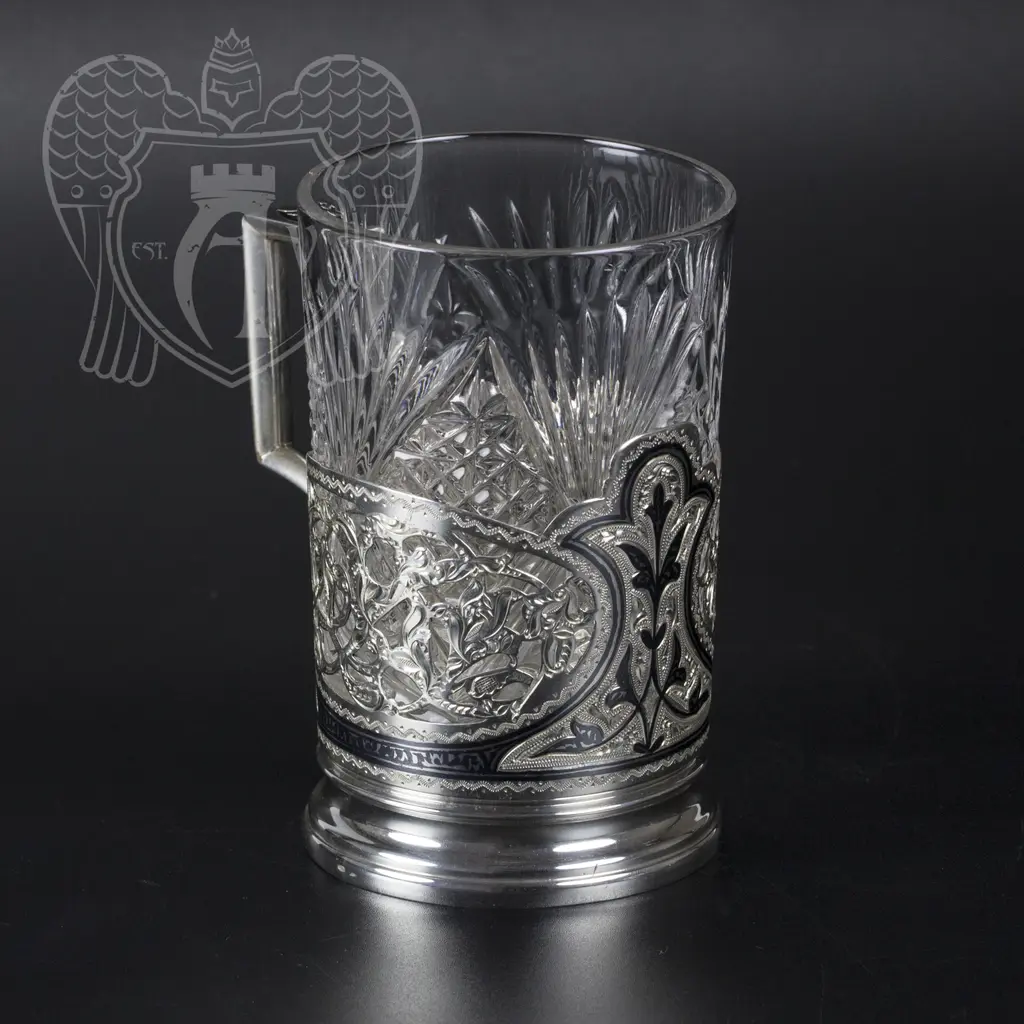 Серебряный подстаканник «Мархарай» - фото 2