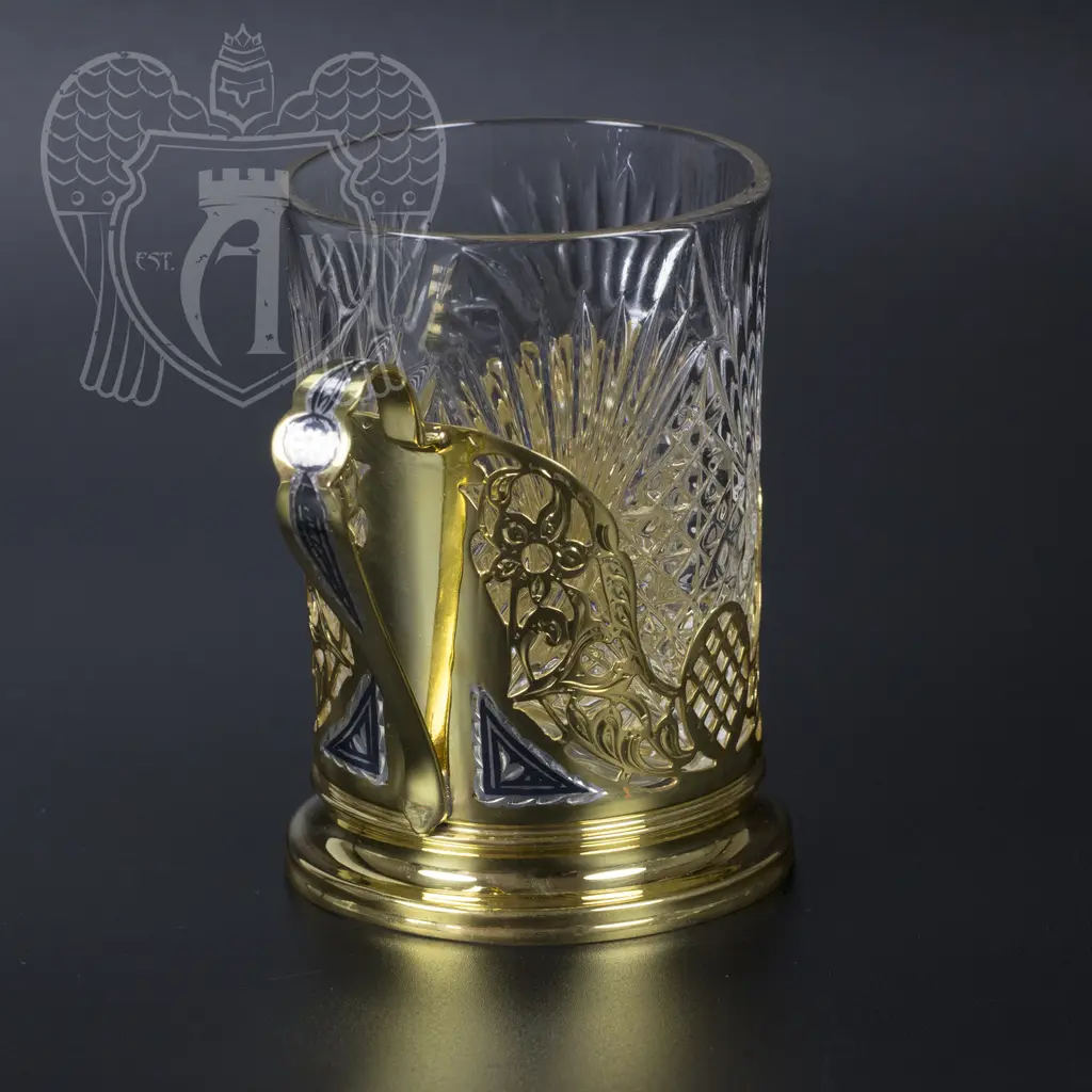 Подстаканник серебряный «Валенсия» 200 мл - фото 3