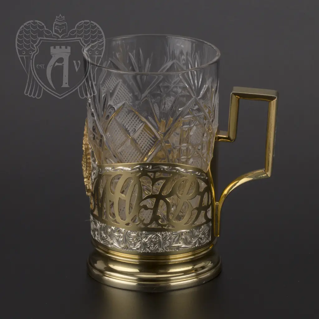 Серебряный подстаканник «Москва» - фото 5