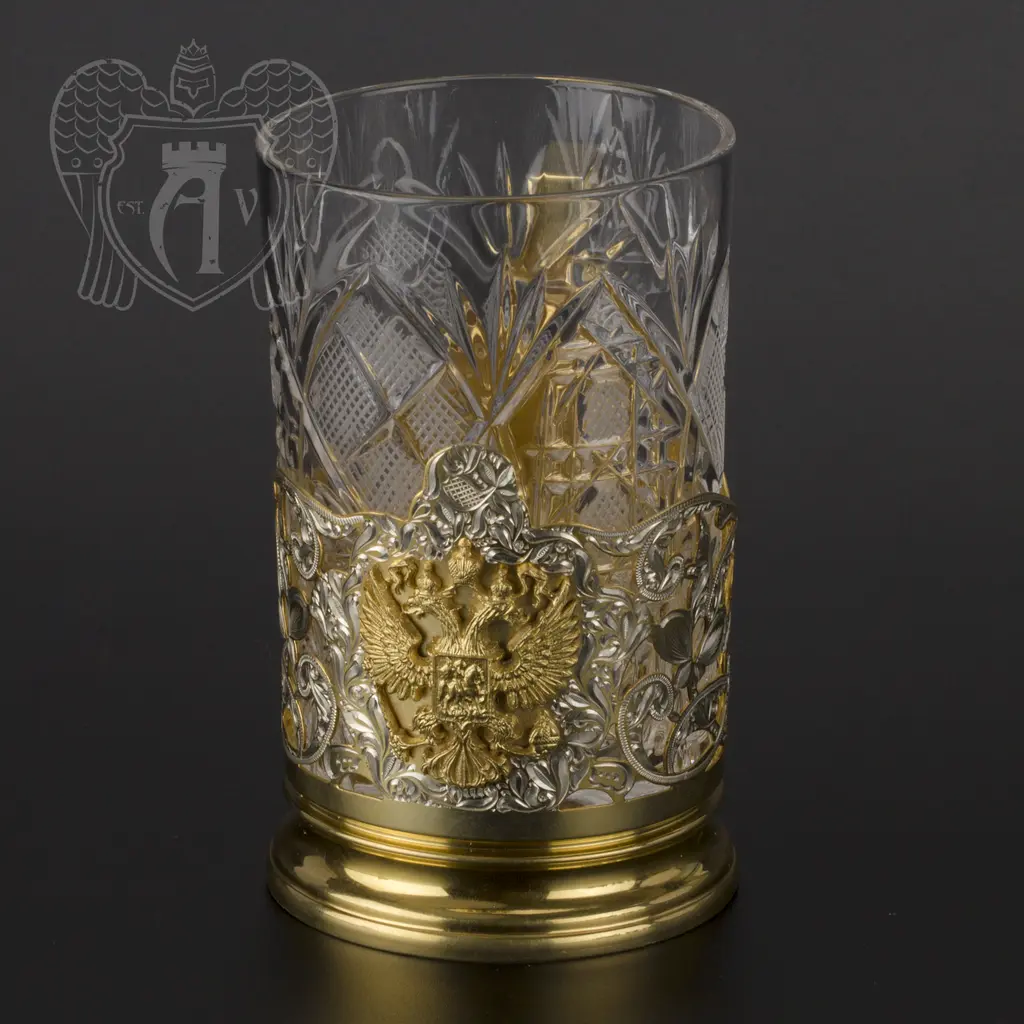 Серебряный подстаканник «Винтаж» - фото 2