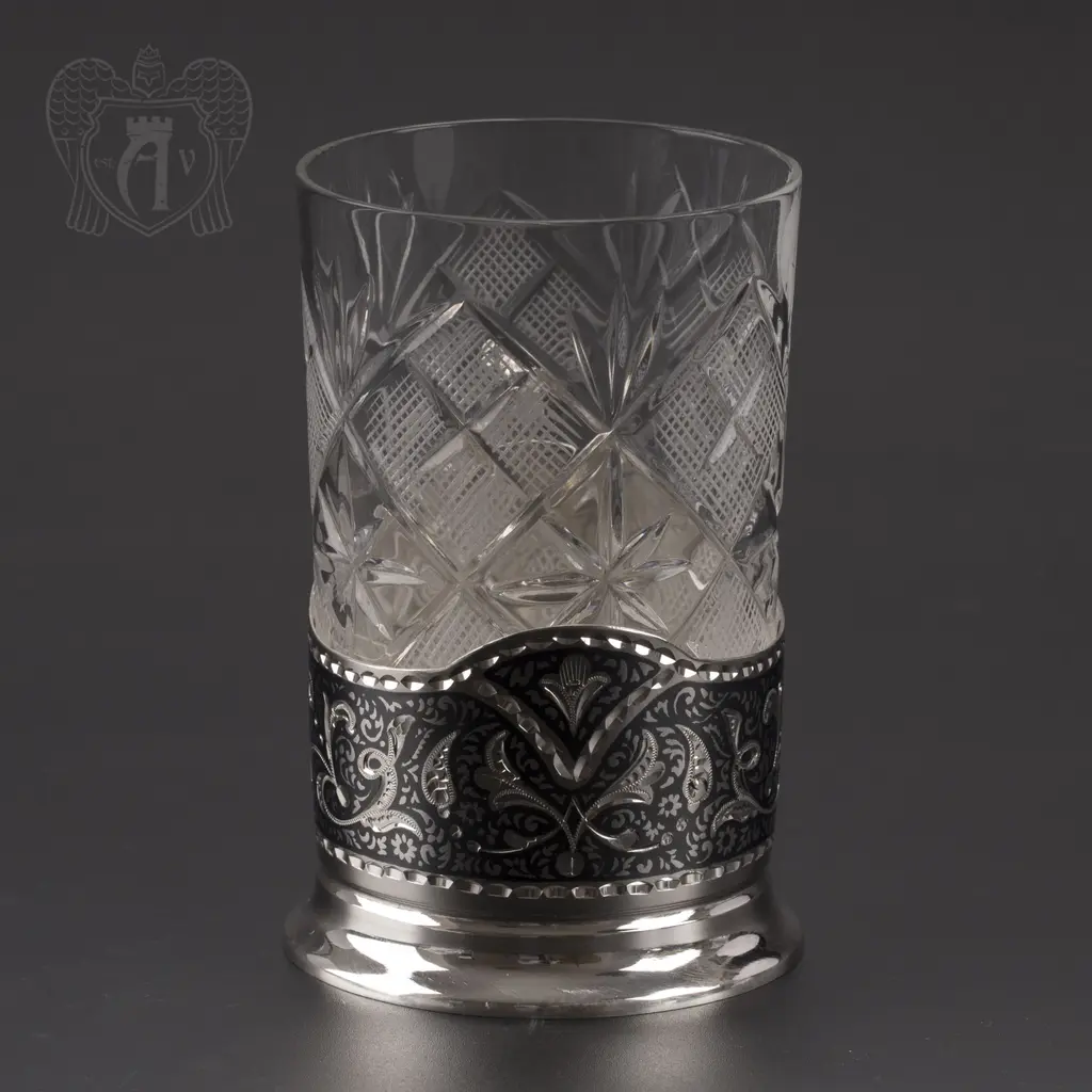 Подстаканник серебряный «Мидас» - фото 2