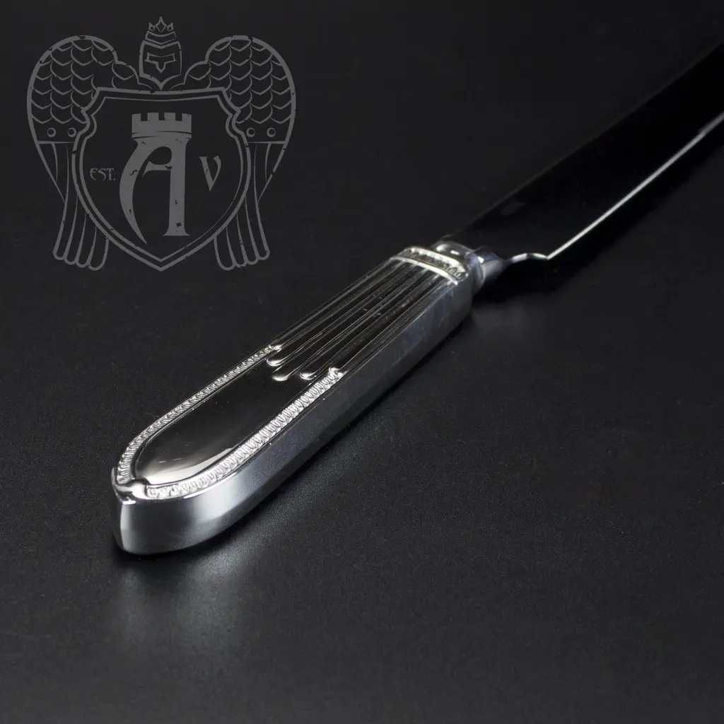 Серебряный столовый набор «Дева» 4 предмета - фото 2