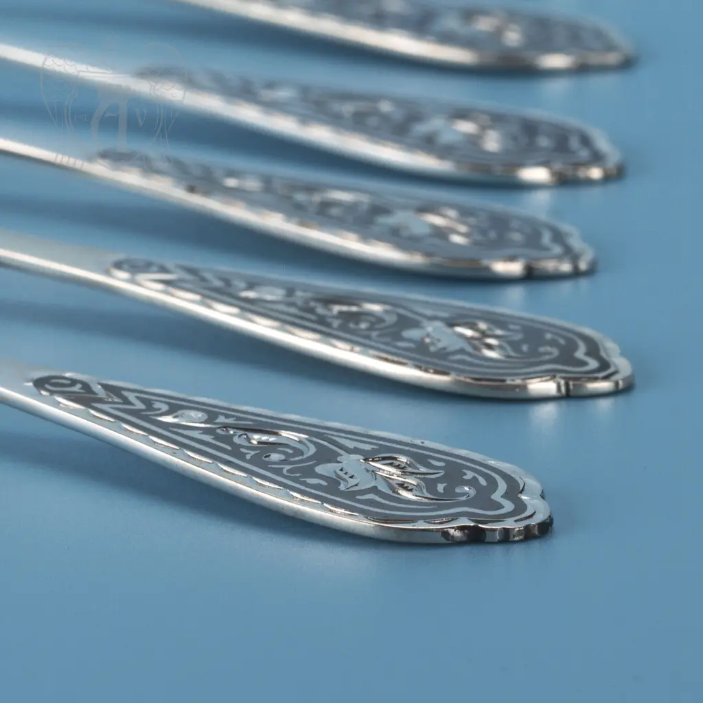 Чайные ложки Кубачинские ручной работы «Кубачи» комплект 6 шт - фото 3