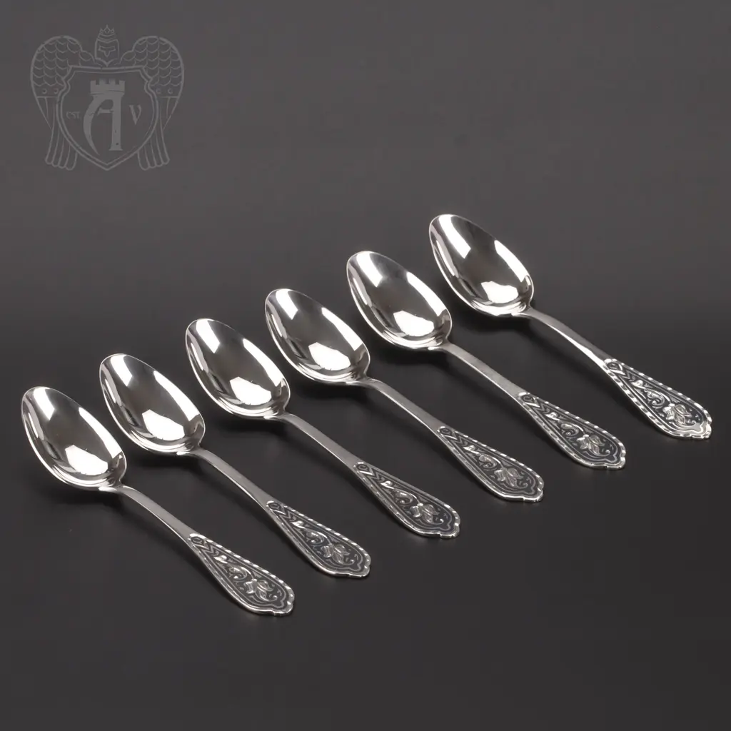 Чайные ложки Кубачинские ручной работы «Кубачи» комплект 6 шт - фото 4