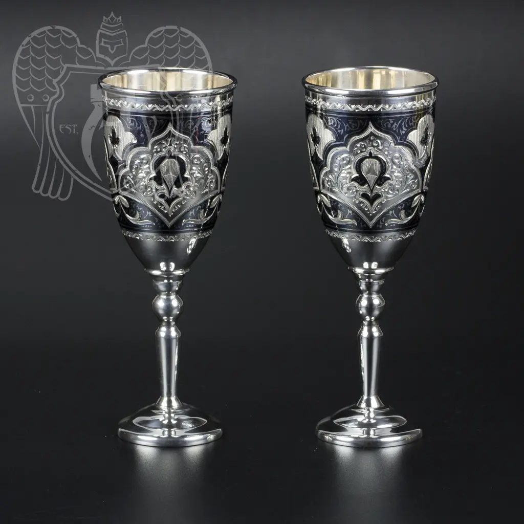 Серебряная рюмка «Кубачи+» - фото 3