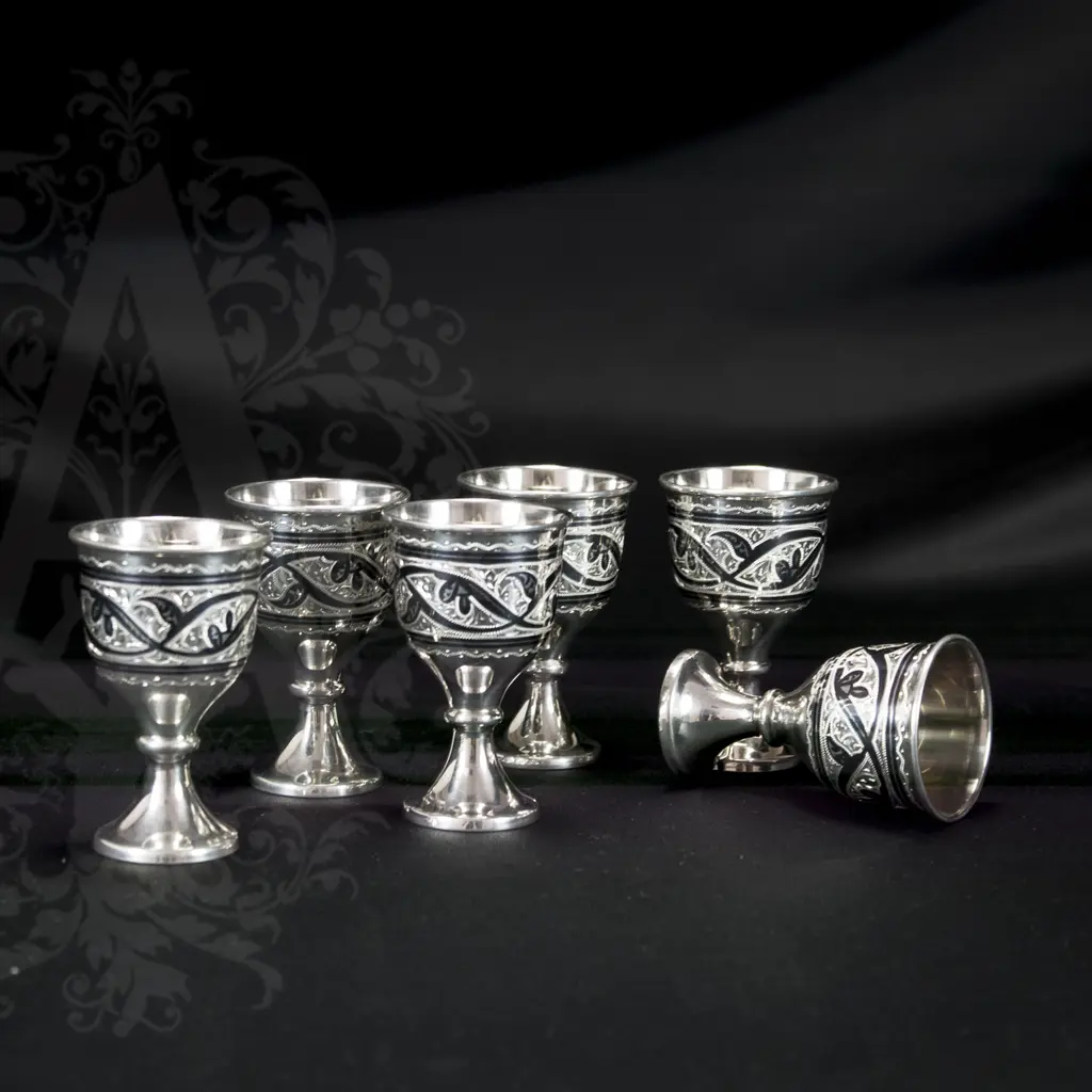 Серебряная рюмка «Рим» - фото 2