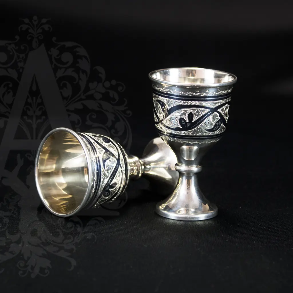 Серебряная рюмка «Рим» - фото 4