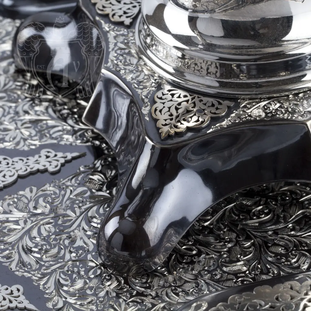 Самовар из серебра электрический «Мимесис» - фото 4